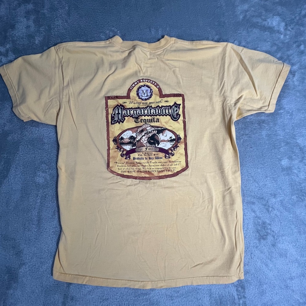 Vintage Jimmy Buffett T Shirt XL Margaritaville Tequila Single Stitch Key West